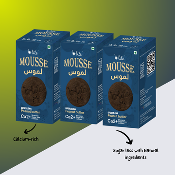 B-lite Mousse Women cookie 10 piece - Calcium rich Sugar less - BOX of 3