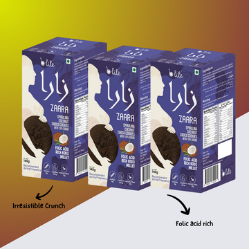 B-lite Spirulina Zaara Pregnancy Choco cookies- BOX of 3