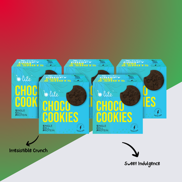 B-lite Spirulina Choco Crispy Yum 5 Shots cookie Bar- Box of 5