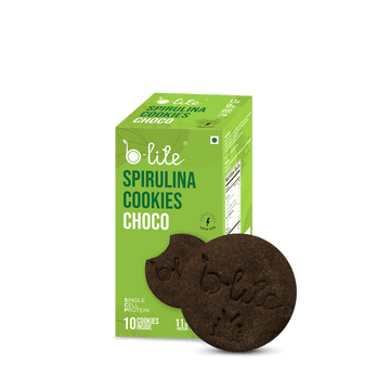 B-lite Spirulina Protein Choco Chip Cookies